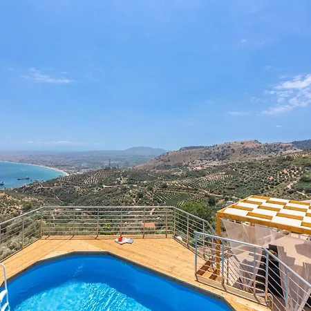 Nami _privatepool_ Seaview Palaiokastro (Crete)