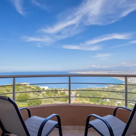 Nami _privatepool_ Seaview Vila Palaiokastro (Crete)